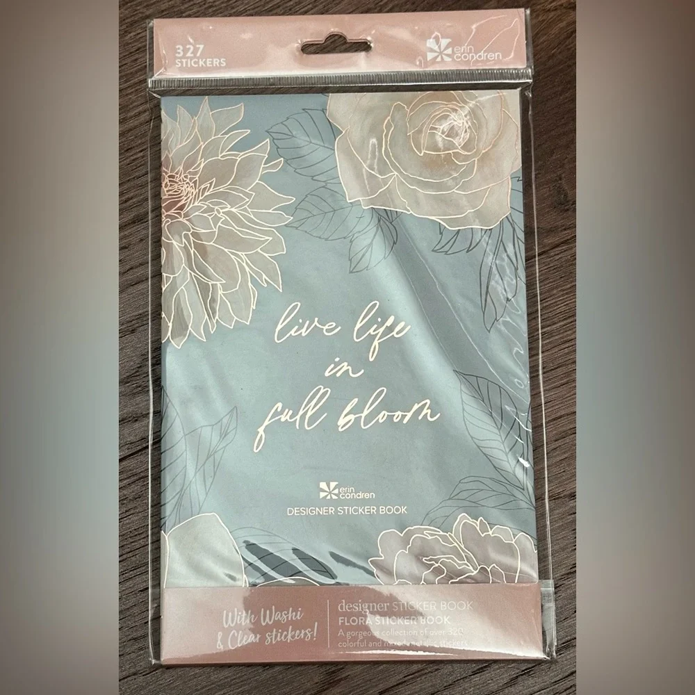 Erin Condren Floral Sticker Set